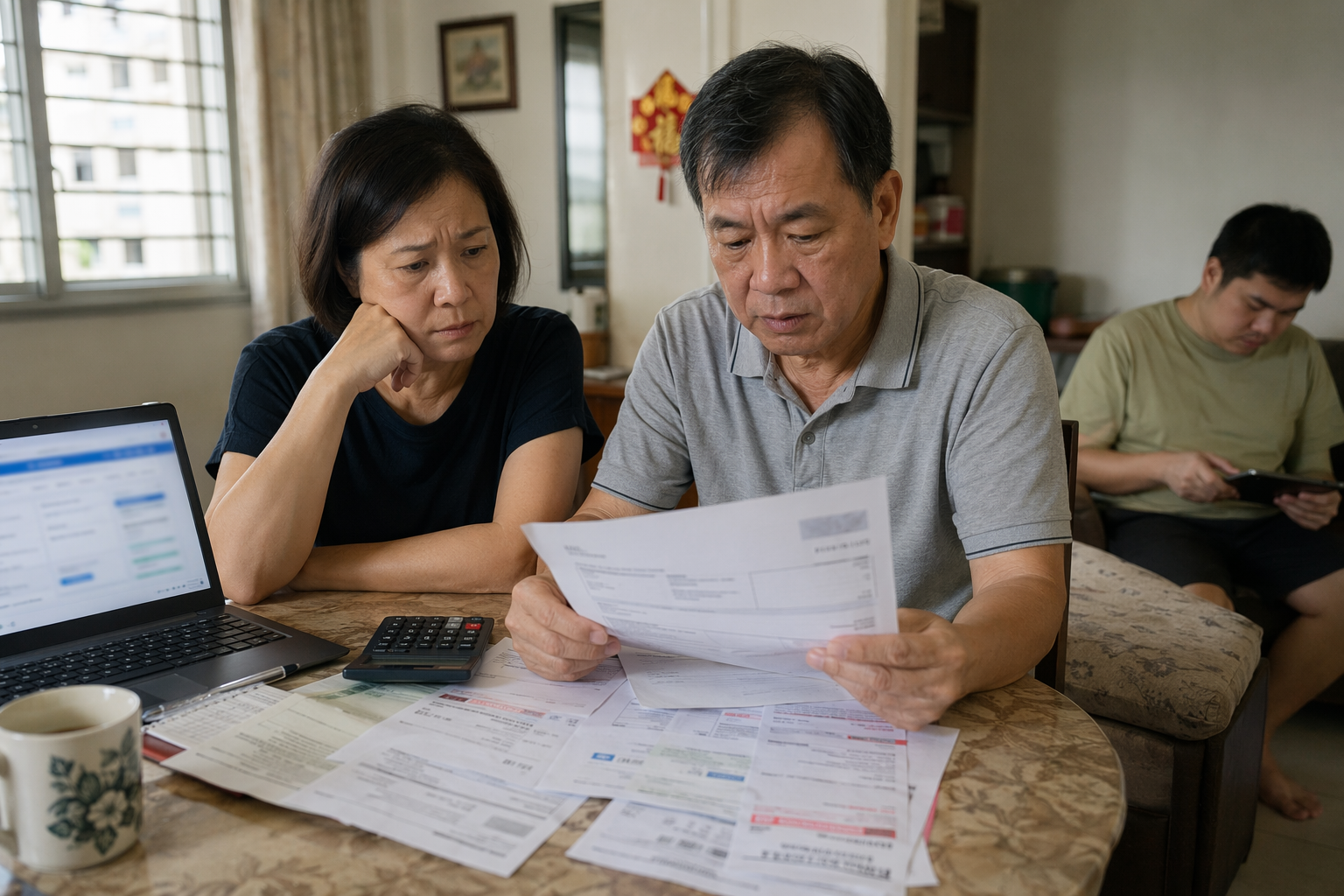 I need help from other family members to provide financial support for the person I am caring for.