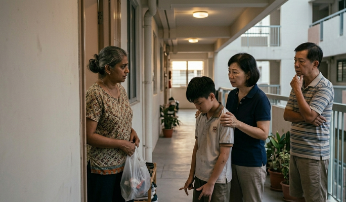 There are disagreements within the family or with others.